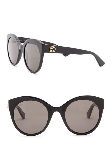 gucci 52|Gucci 52mm Round Sunglasses .